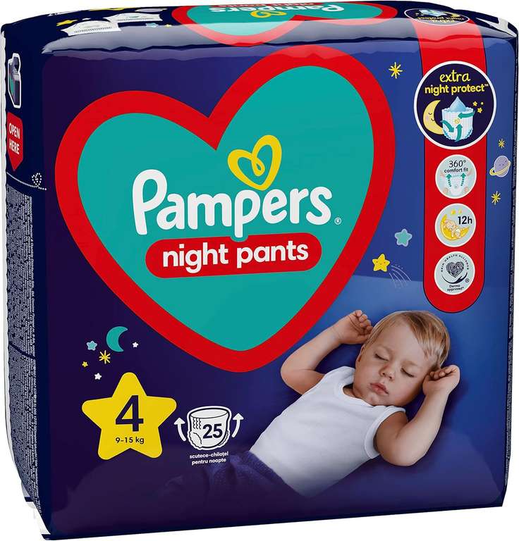 Pampers Night Pants Pieluchomajtki 4 - 25 sztuk - 1,20zl. /szt