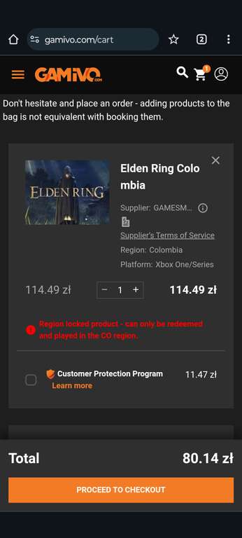 Elden Ring Xbox One Series VPN Kolumbia