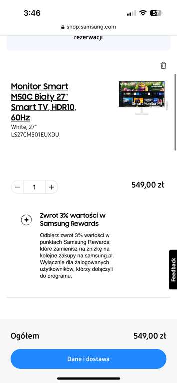 Monitor Smart Samsung M5 27/32 cale FHD (Samsung podaje ze niby 4K) 60Hz M50C WIĘCEJ W OPISIE