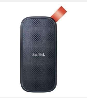 Dysk zewnętrzny SSD SanDisk Portable 1TB Czarny (SDSSDE30-1T00-G25)
