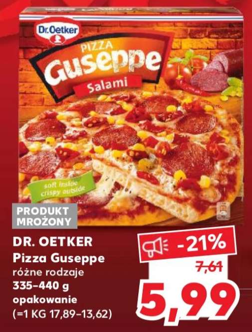 Pizza Guseppe 335 - 440 g różne rodzaje @Kaufland
