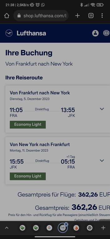 Tanie bezpośrednie loty z Frankfurtu do Nowego Jorku