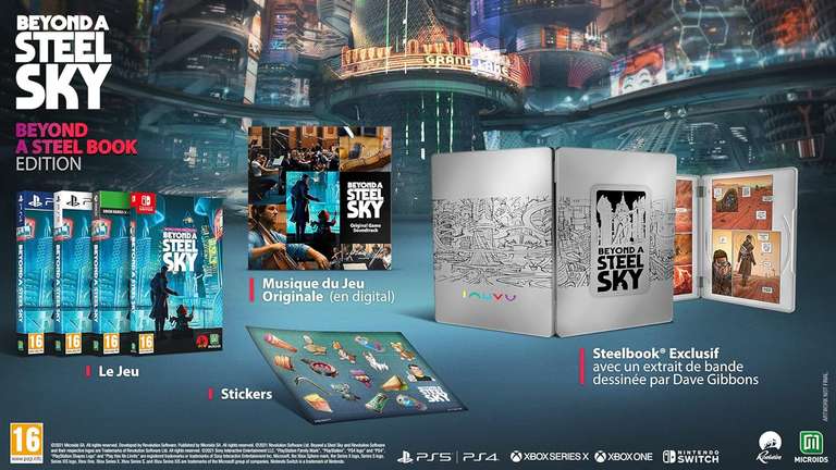 Beyond A Steel Sky - Beyond A Steel Book Edition na PS4