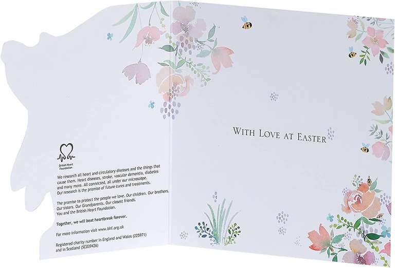 Zestaw 6 kartek wielkanocnych z kopertami - wzór królika (darmowa dostawa z Prime) @ Amazon