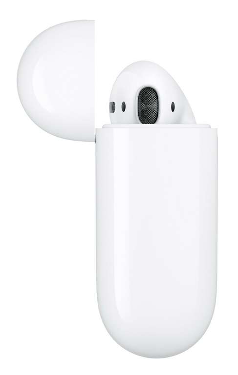 Słuchawki Apple AirPods 2 gen. MV7N2ZM/A (etui ładujące, łącznie nawet 24h pracy) @ Media Markt