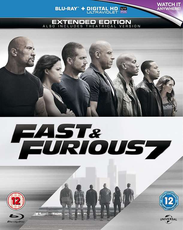 Fast&Furious7 Blu Ray!!! Extended Edition