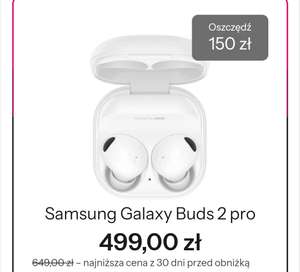 Słuchawki douszne Samsung Galaxy Buds 2 pro białe