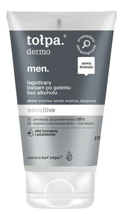 Tołpa Dermo Men Sensitive - łagodzący balsam po goleniu, 100ml