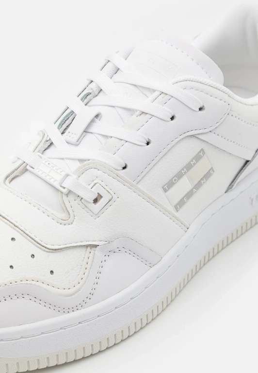 Tommy Jeans BASKET CUPSOLE - Sneakersy niskie Białe męskie