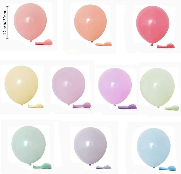 120 sztuk balonów lateksowych 12-calowych