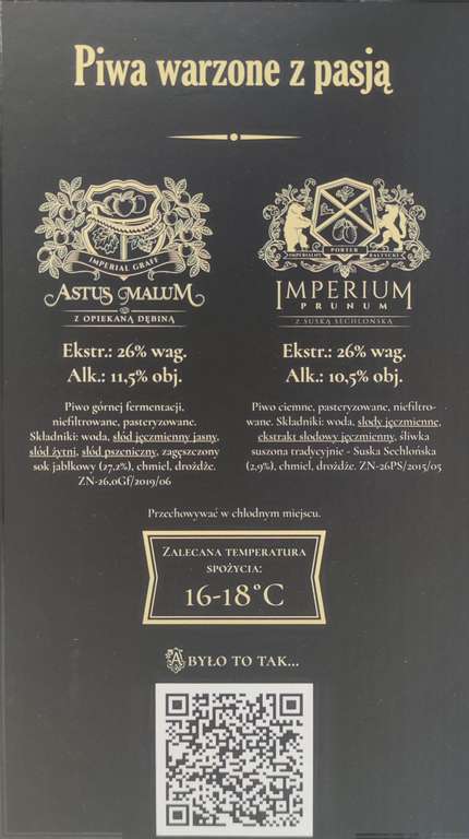 Kormoran ZESTAW x4 + 2x POKAL np. Imperium Prunum z Suską Sechlońską