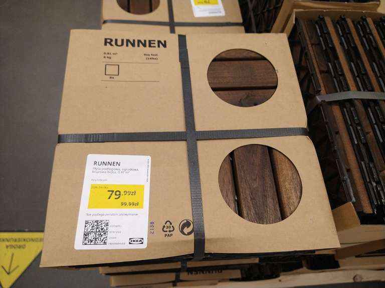 Płytki drewniane IKEA Runner