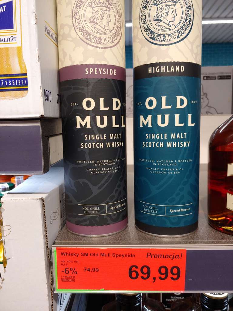 OLD MULL Speyside/Highland Single Malt Whisky | 0,7L | Aldi