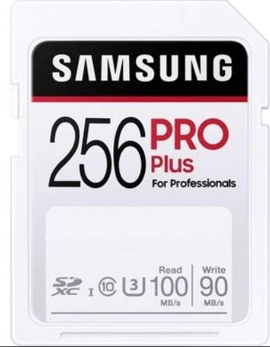 Karta Pamięci SD 256GB Samsung Pro Plus 90MB/s zapis