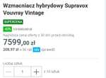 Supravox Vouvray - wzmacniacz hybrydowy, zintegrowany, stereo