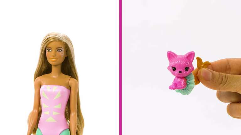 Barbie, lalka Syrena Color Reveal Fantazja