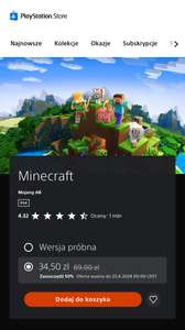 Minecraft PS Store
