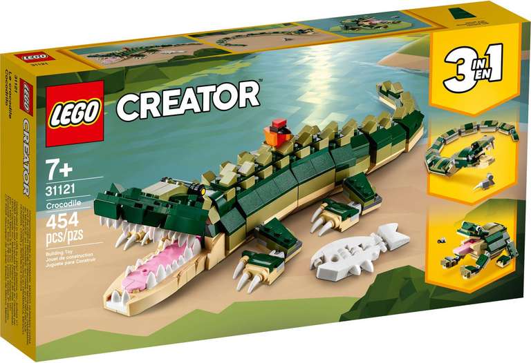 LEGO 31121 Creator 3w1 - Krokodyl