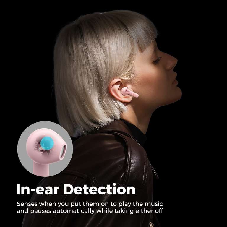 SoundPEATS Air3 Bezprzewodowe Słuchawki Douszne Bluetooth 5.2 @ Amazon