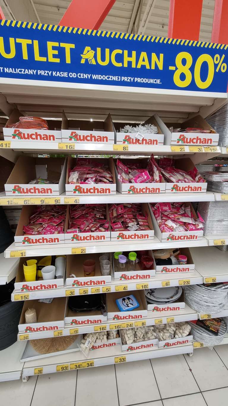 Wyprzedaż Auchan wola park -80% ,-50%