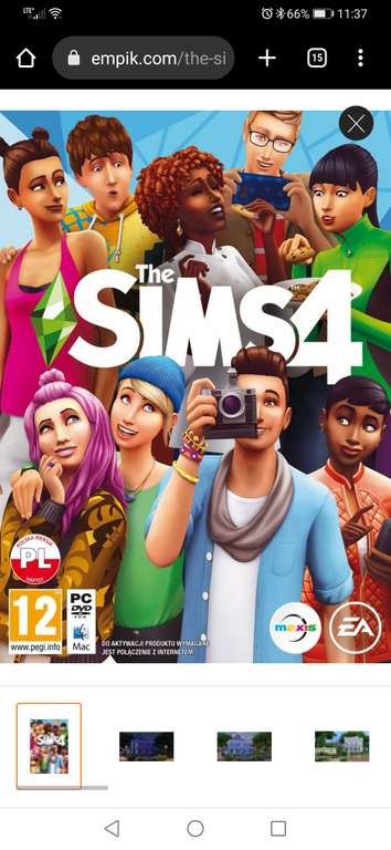 Gra The Sims 4 PC - Empik wersja pudełkowa