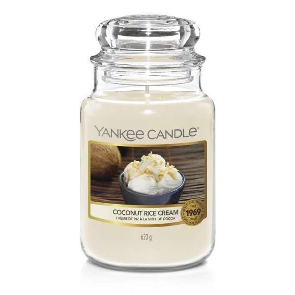 Duża świeca Yankee Candle Coconut Rice Cream