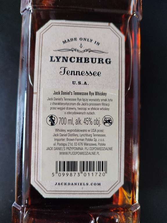Whisky Jack Daniel's Rye 0,7l