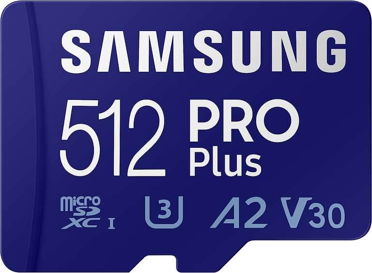 Karta pamięci Samsung PRO Plus micro SDXC 512GB 120/160MBs