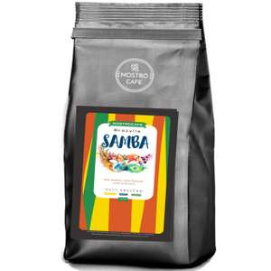 NostroCafe Świeżo palona kawa ziarnista 1kg BRAZYLIA SAMBA