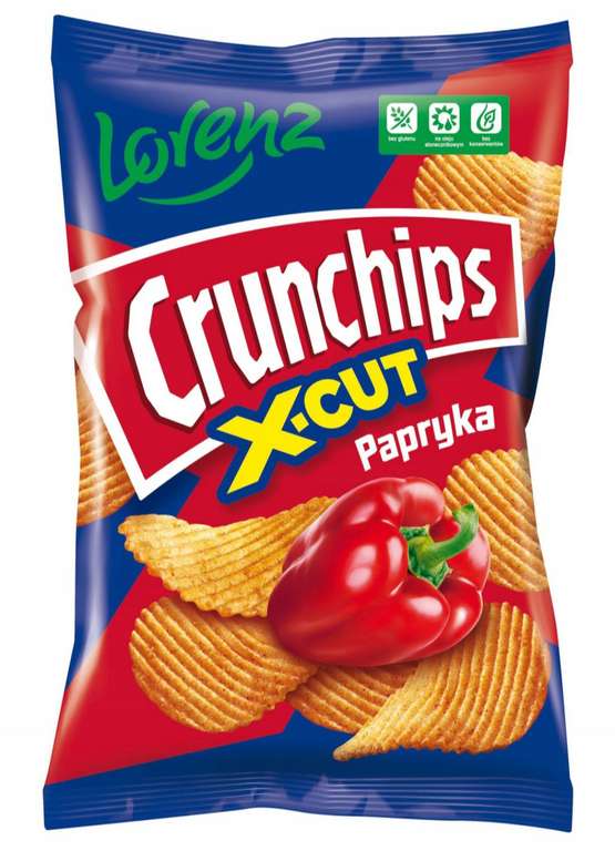 Chipsy Crunchips X-CUT 140g. Kaufland