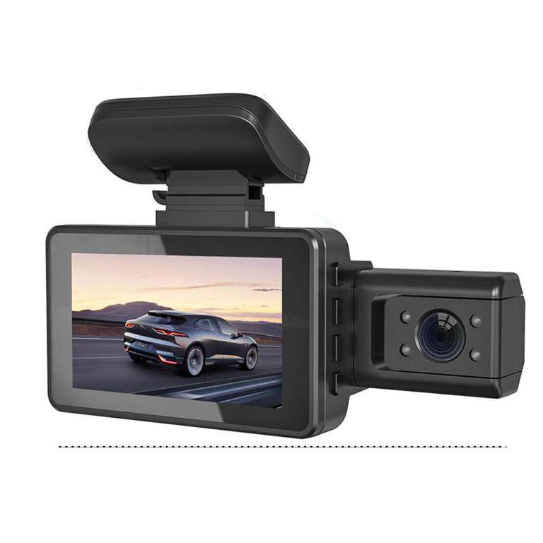 A88 wideorejestrator 1080P z kamerą nagrywając również wnętrze samochodu