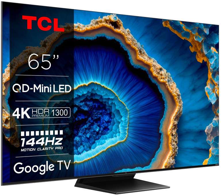 Telewizor TCL 65C809 65'' MINILED 4K 144Hz Google TV Dolby Vision Dolby Atmos HDMI 2.1