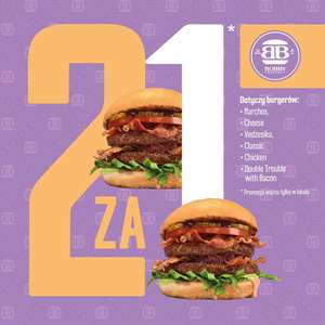 2za1 BOBBYTAKTOROBI tajne hasło na burgery 2 w cenie 1 - tylko w lokalu pon-czw