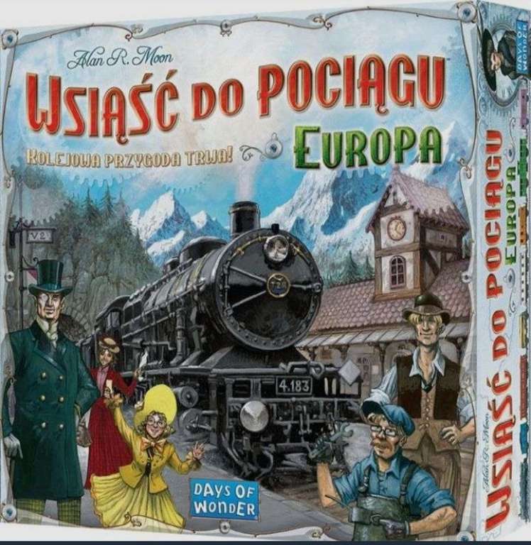 Gra planszowa Rebel Wsiąść do pociągu Europa