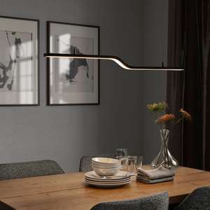 PILSKOTT Lampa wisząca LED Smart, czarny, 97 cm @ Ikea