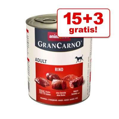 Animonda Grancarno 18x 800g rozne smaki