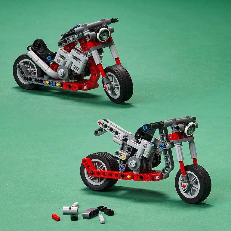LEGO Technic Motocykl 42132 — zestaw konstrukcyjny (160 elementów) [PRIME - Darmowa Dostawa]
