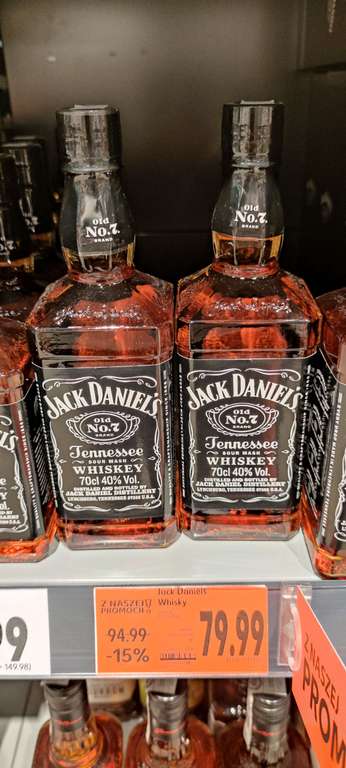 Jack Daniels 0,7l różne rodzaje Kaufland