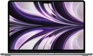 Apple Laptop MacBook Air 2022: Czip M2, Wyświetlacz 13,6 cala, 8GB pamięci RAM, 256 GB pamięci SSD, Gwiezdna Szarość