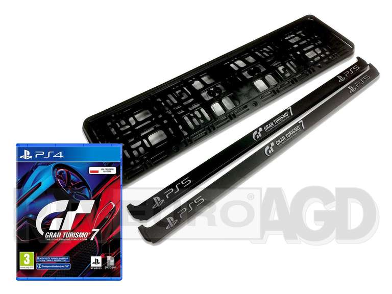 Gran Turismo 7 PS4 (możliwy upgrade do PS5) + ramka na blachy