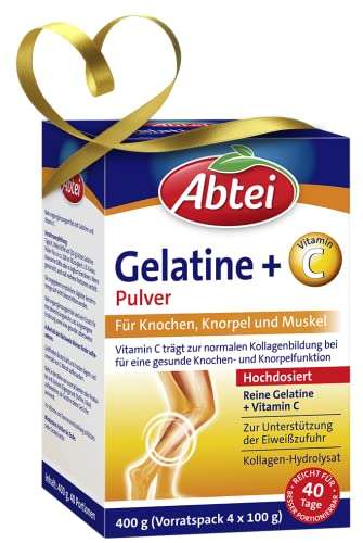 Abtei Gelatine Pulver + witamina C żelatyna na stawy