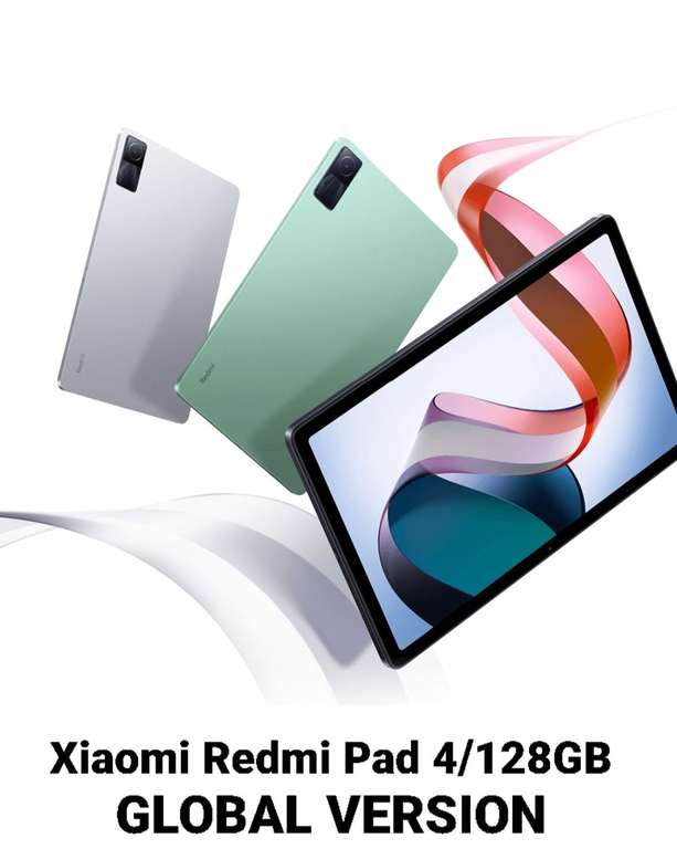 Xiaomi Redmi Pad tablet, Global Edition, 4/128GB, MediaTek Helio G99 90Hz, 10.61" - 202,15USD