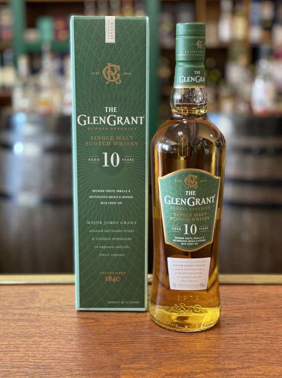 Whisky Glen Grant 10 YO 1000ml. Sklep Travel Free