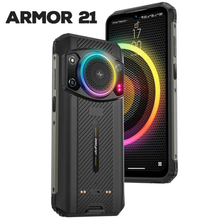 Smartfon Ulefone Armor 21 wytrzymały telefon 8GB RAM 256GB ROM smartfon Android 13 G99 64MP 9600mAh ($190.24+VAT)