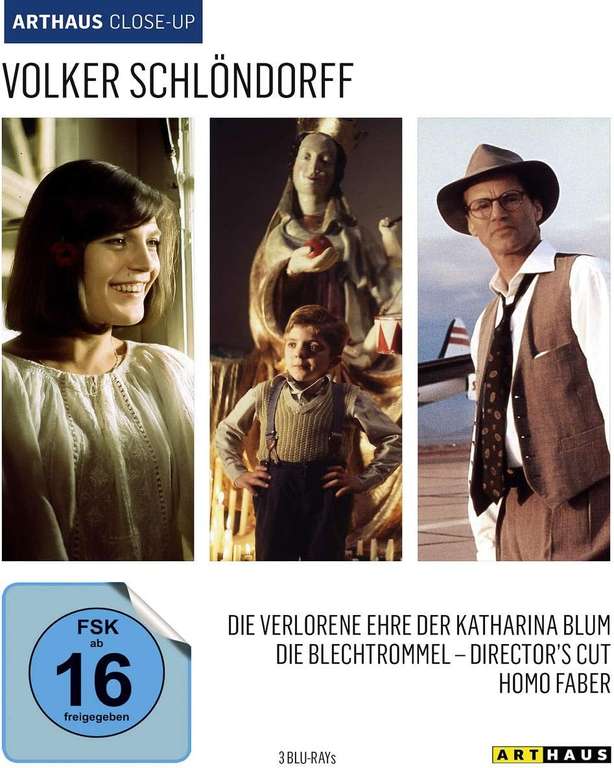 3 filmy Volkera Schlöndorffa - blu-ray (brak PL)