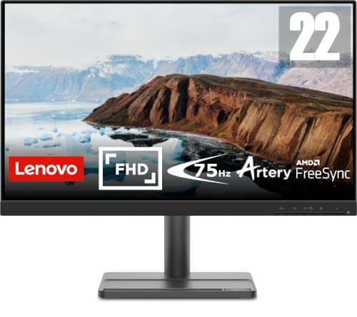 Lenovo L22e-30 monitor Full HD 21,5" 1920 x 1080 (81.66€ + dostawa)