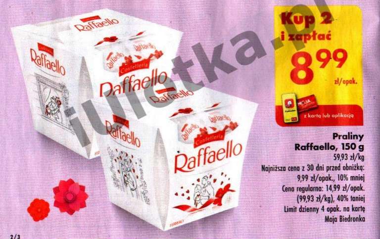 Raffaello 150 g - Biedronka