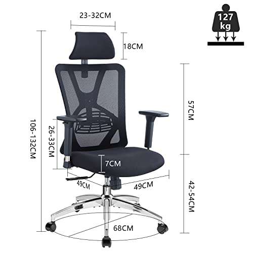 Ticova Ergonomiczne krzesło biurowe