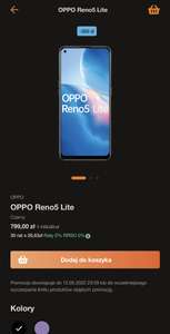 Smartfon Oppo Reno5 Lite w Orange za 799 zł II Flex