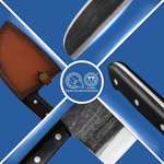 Authentic XYJ Full Tang 6.7" kuty serbski nóż szefa kuchni